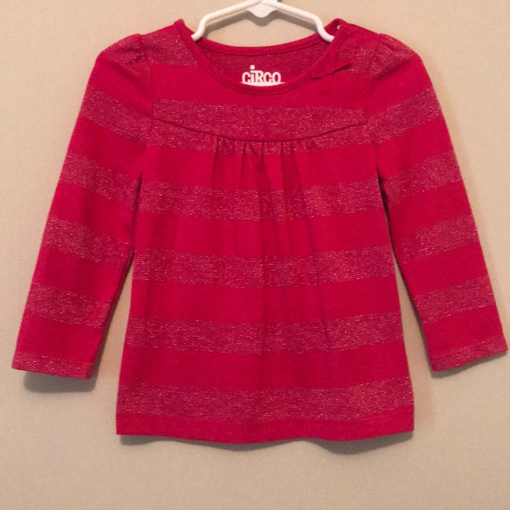 Circo Baby Girls 18M Magenta Top EUC